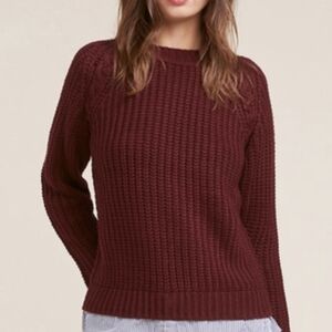 BB Dakota Layered-look Cranberry Crew Neck…